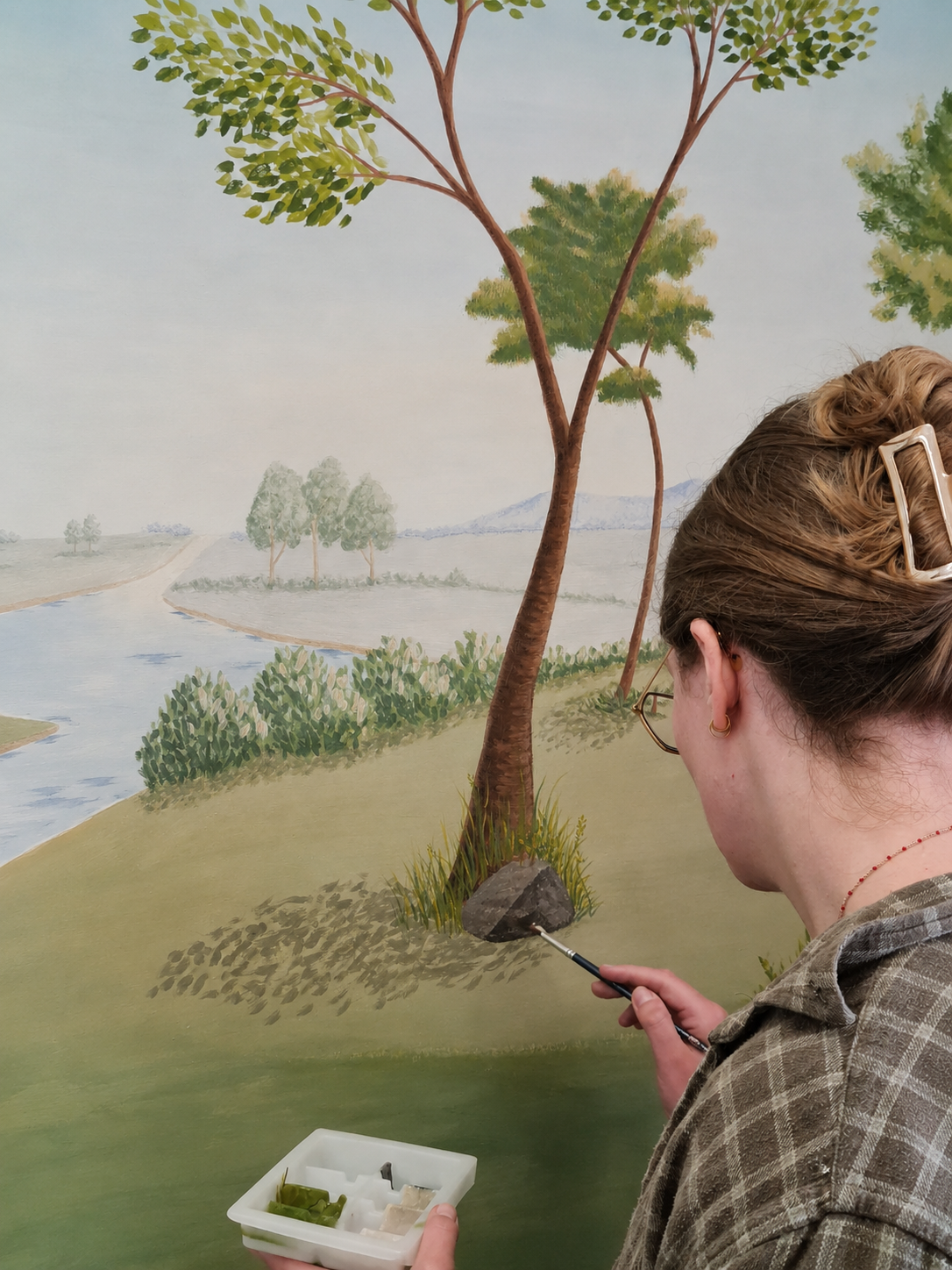 Adeline François, peintre en décor au Mans