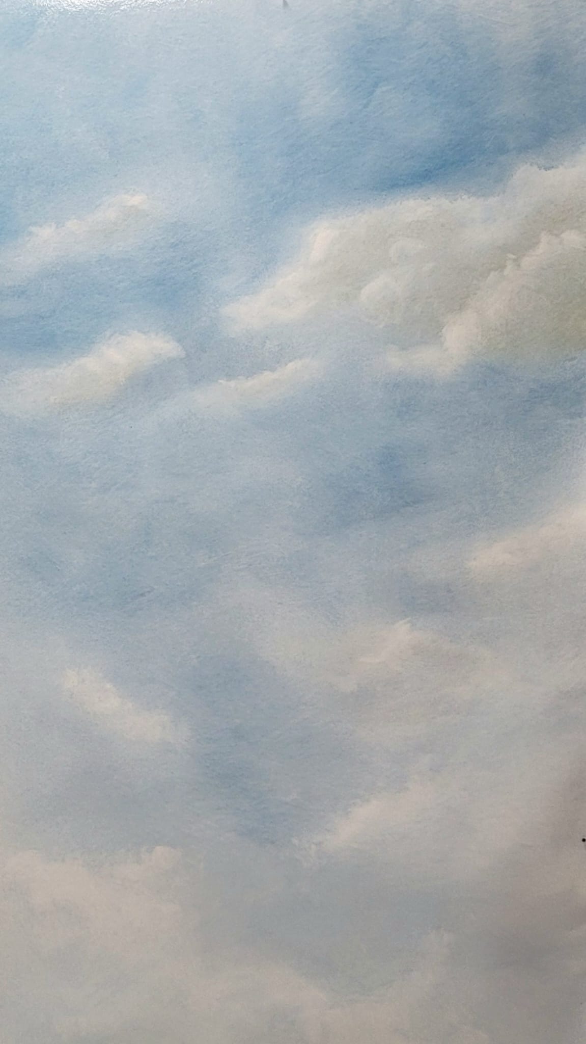 Faux ciel peint, trompe-l'œil — Adeline François, peintre en décor